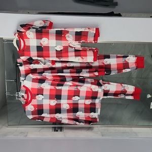 Mommy & Me Plus Dad matching christmas pajamas